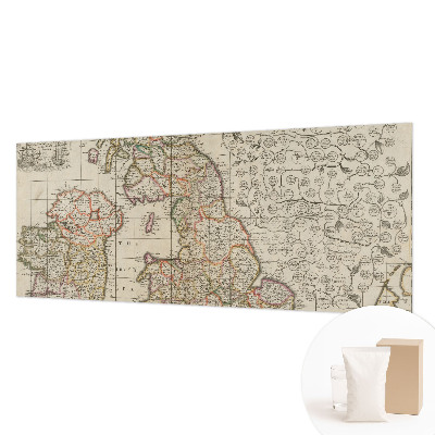 Large wall mural Antique map