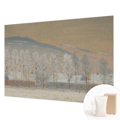 Custom size wall mural Winter scenery