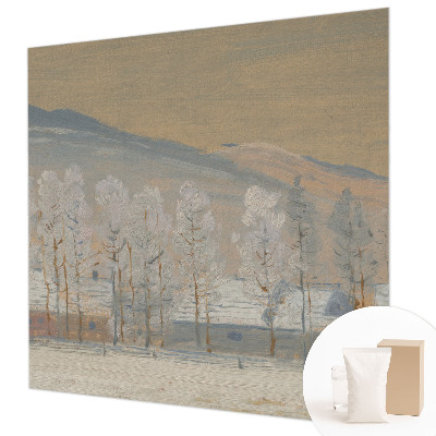 Custom size wall mural Winter scenery