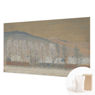 Custom size wall mural Winter scenery