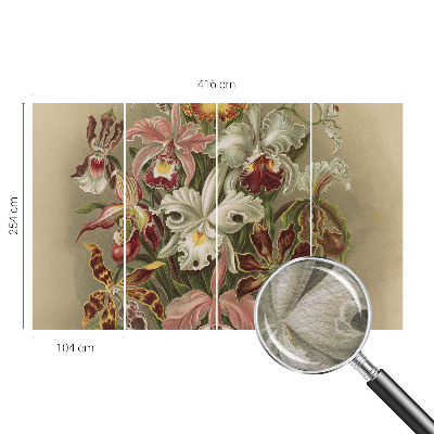 Modern wall mural for bedroom Floral elegance