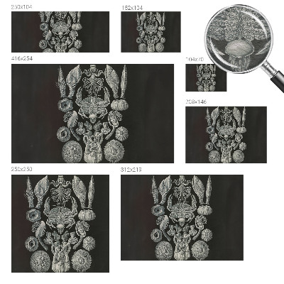 Premium wall mural for bedroom Underwater forms