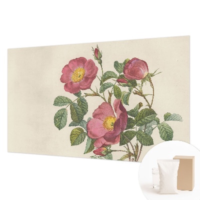Decorative wall mural for living room Rose motif
