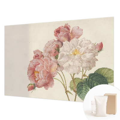 Non-woven wall mural Romantic roses