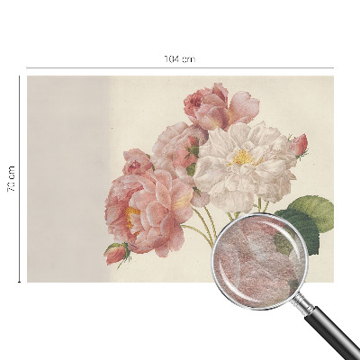 Non-woven wall mural Romantic roses