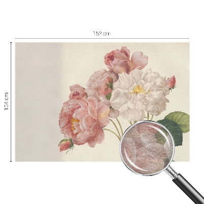 Non-woven wall mural Romantic roses