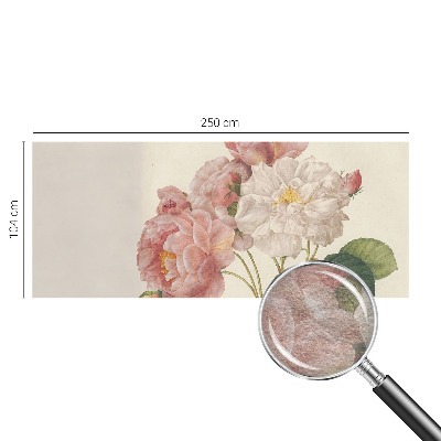 Non-woven wall mural Romantic roses