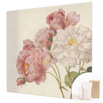 Non-woven wall mural Romantic roses