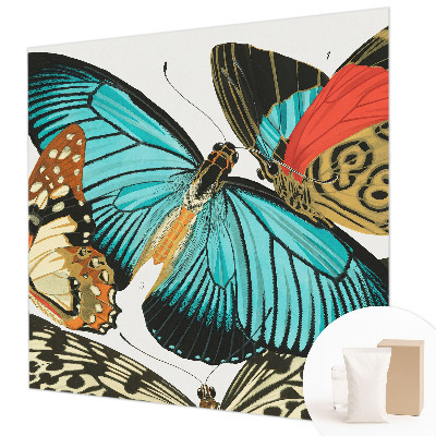 Wallpaper mural Colorful butterflies