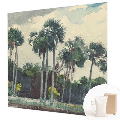 Wall mural for bedroom Exotic palm trees