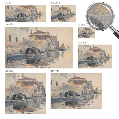 Premium photo wallpaper Venetian harmony