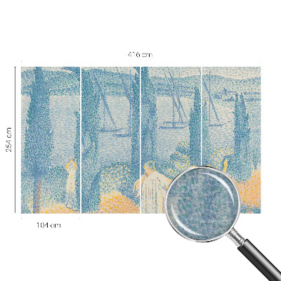 Non-woven wall mural Lazy day