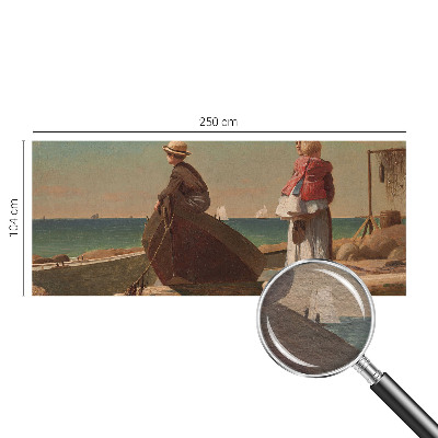 Decorative wall mural for living room Seaside scene