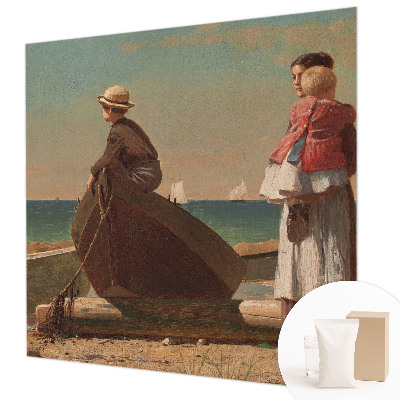 Decorative wall mural for living room Seaside scene