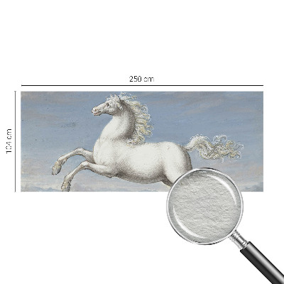 Wallpaper mural for living room Horses in the jump