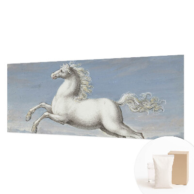 Wallpaper mural for living room Horses in the jump
