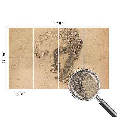 Premium wall mural for bedroom Female portrait