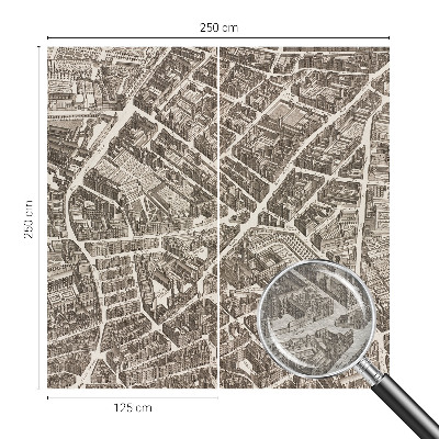 High quality wall mural wallpaper Urban maze