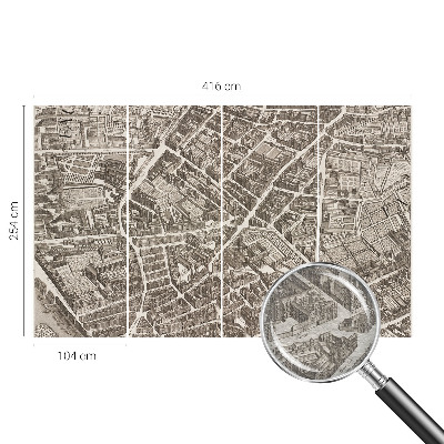 High quality wall mural wallpaper Urban maze