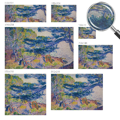 Non-woven wall mural Impressionist landscape