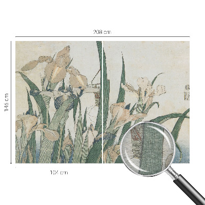 Photo wallpaper Delicate irises