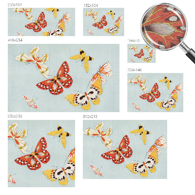 Wallpaper mural for living room Artistic butterflies