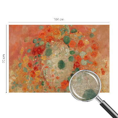 Wall mural for living room Abstract flowers