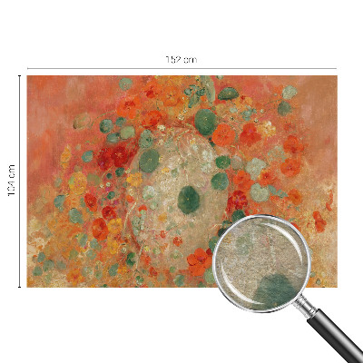 Wall mural for living room Abstract flowers