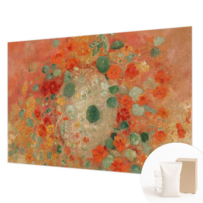 Wall mural for living room Abstract flowers