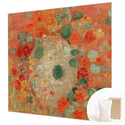 Wall mural for living room Abstract flowers