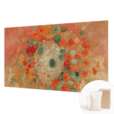 Wall mural for living room Abstract flowers