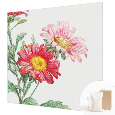 Wall mural for bedroom Delicate flowers