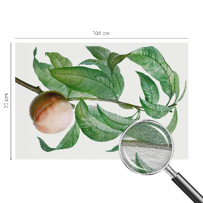 Bedroom wall mural wallpaper Ripe peach