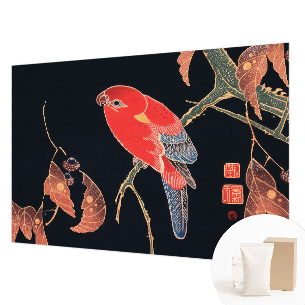 Non-woven photo wallpaper Exotic bird