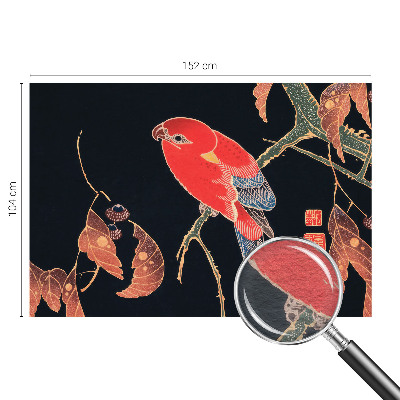Non-woven photo wallpaper Exotic bird