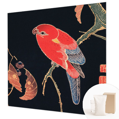 Non-woven photo wallpaper Exotic bird