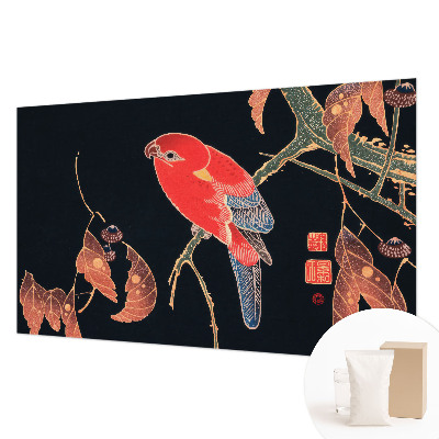 Non-woven photo wallpaper Exotic bird