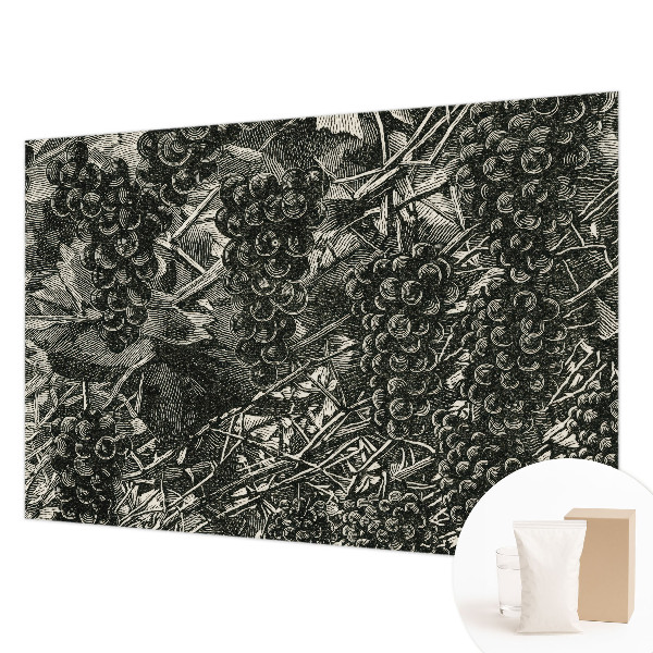 Wall mural Grape print