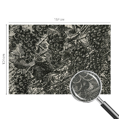 Wall mural Grape print