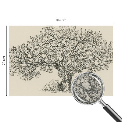 Photo wall mural Tree illustration