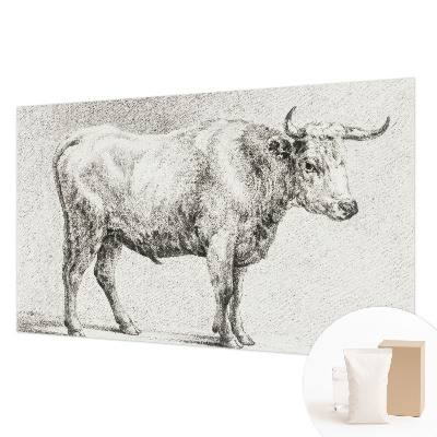 Wall mural for bedroom Bull pencil