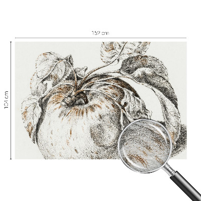 Wall mural for living room Apple leaves