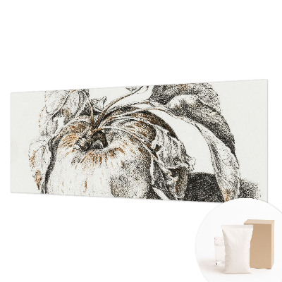 Wall mural for living room Apple leaves