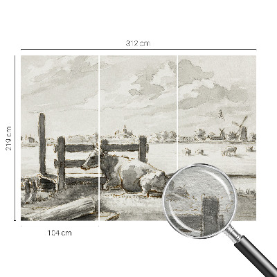 Photo wall mural Rural idyll