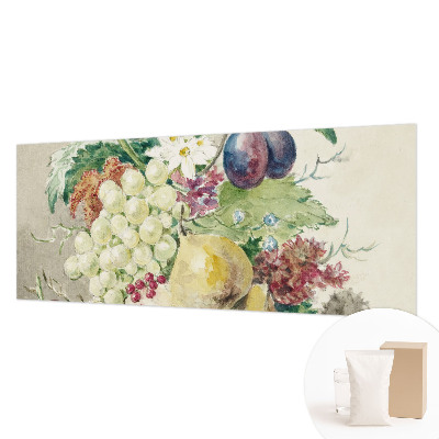 Wallpaper mural for living room Flowers and fruits
