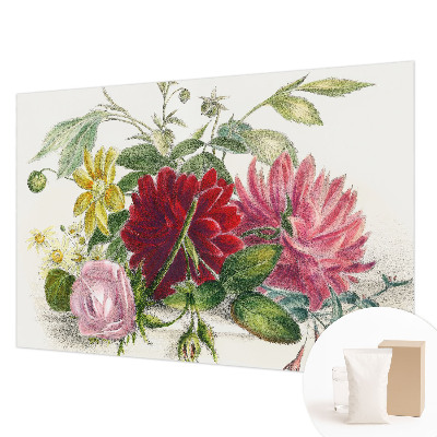 Large wall mural wallpaper Flower bouquet