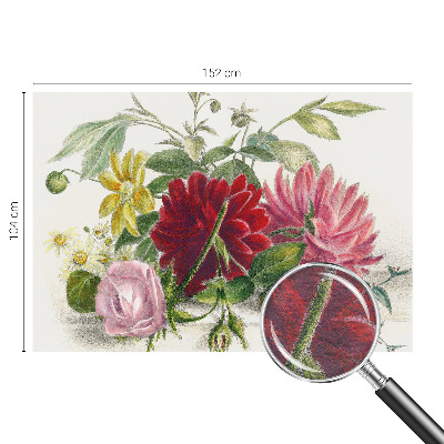 Large wall mural wallpaper Flower bouquet