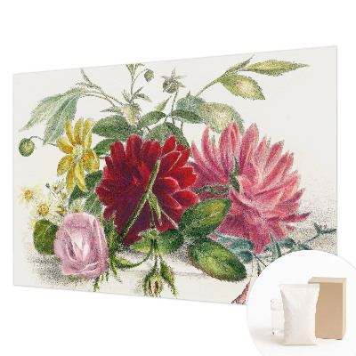 Large wall mural wallpaper Flower bouquet