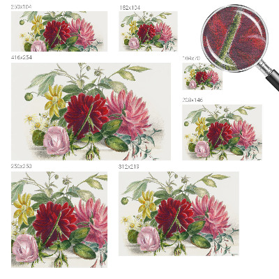 Large wall mural wallpaper Flower bouquet