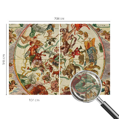 Modern wall mural for bedroom Star compositions